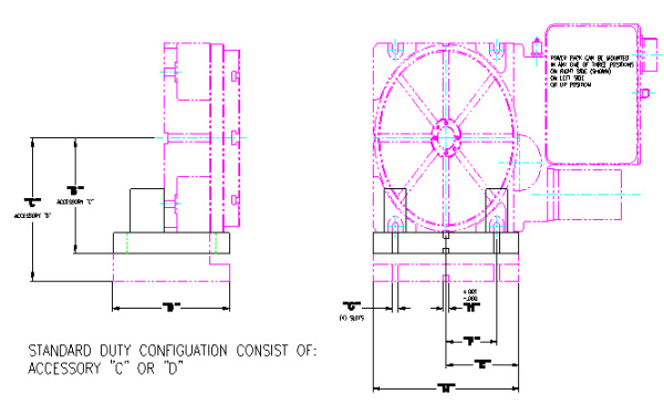 Rotary Table Dimensional Info