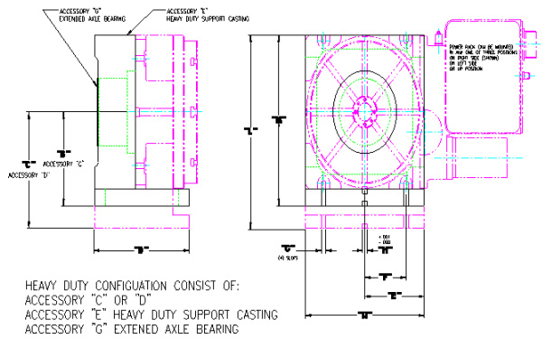 Rotary Table Dimensional Info